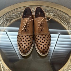 Aquatalia women leather loafers